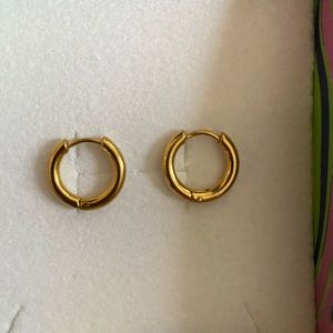 Mini Gold Hoop Earrings